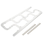 LS Aluminum Coil Brackets for D581 Square Coils 4.8 5.3 5.7 6.0 6.2 LS1 Sliver