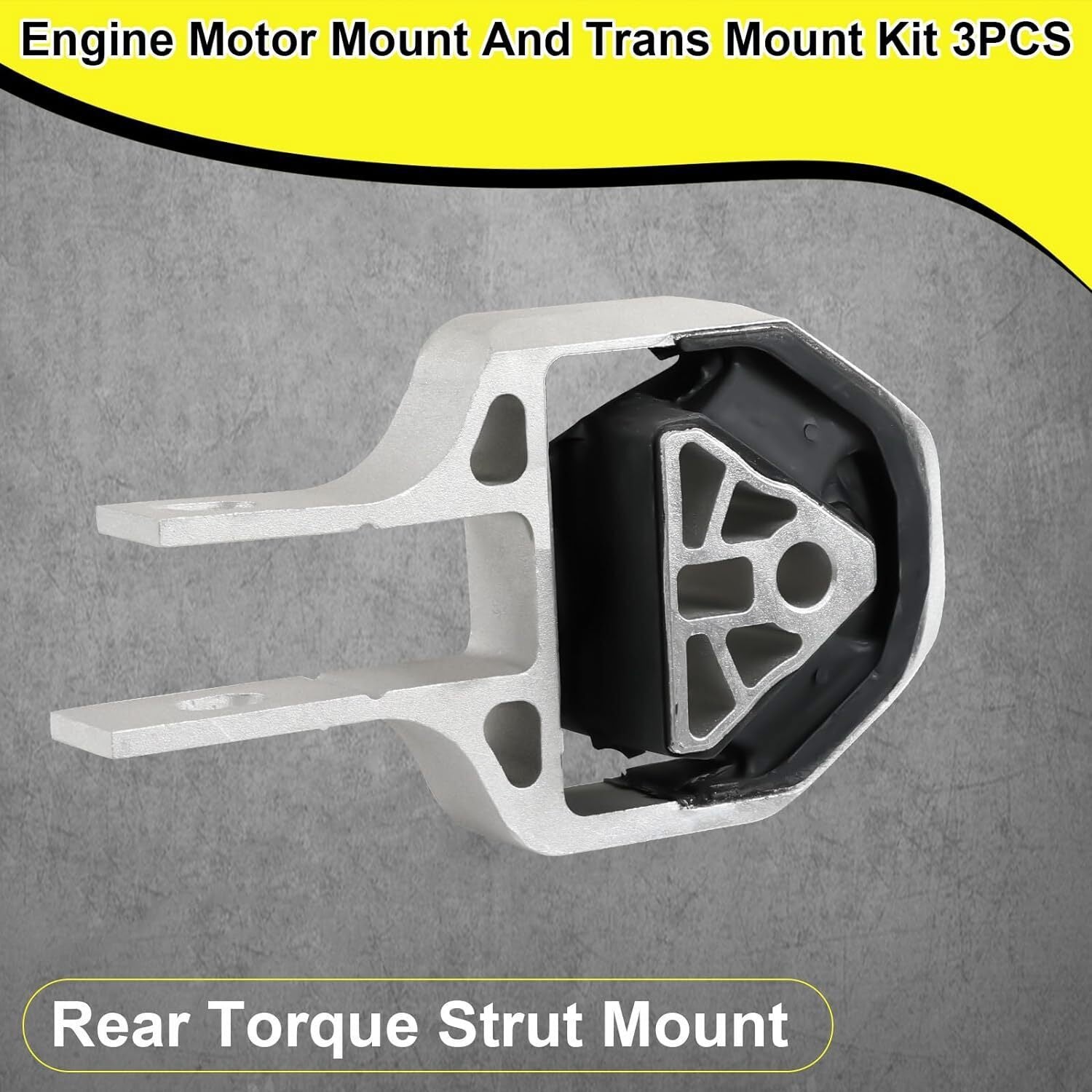 3Pcs Engine Motor & Transmission Mounts Set For Dodge Dart 2013 2014 2015 2016