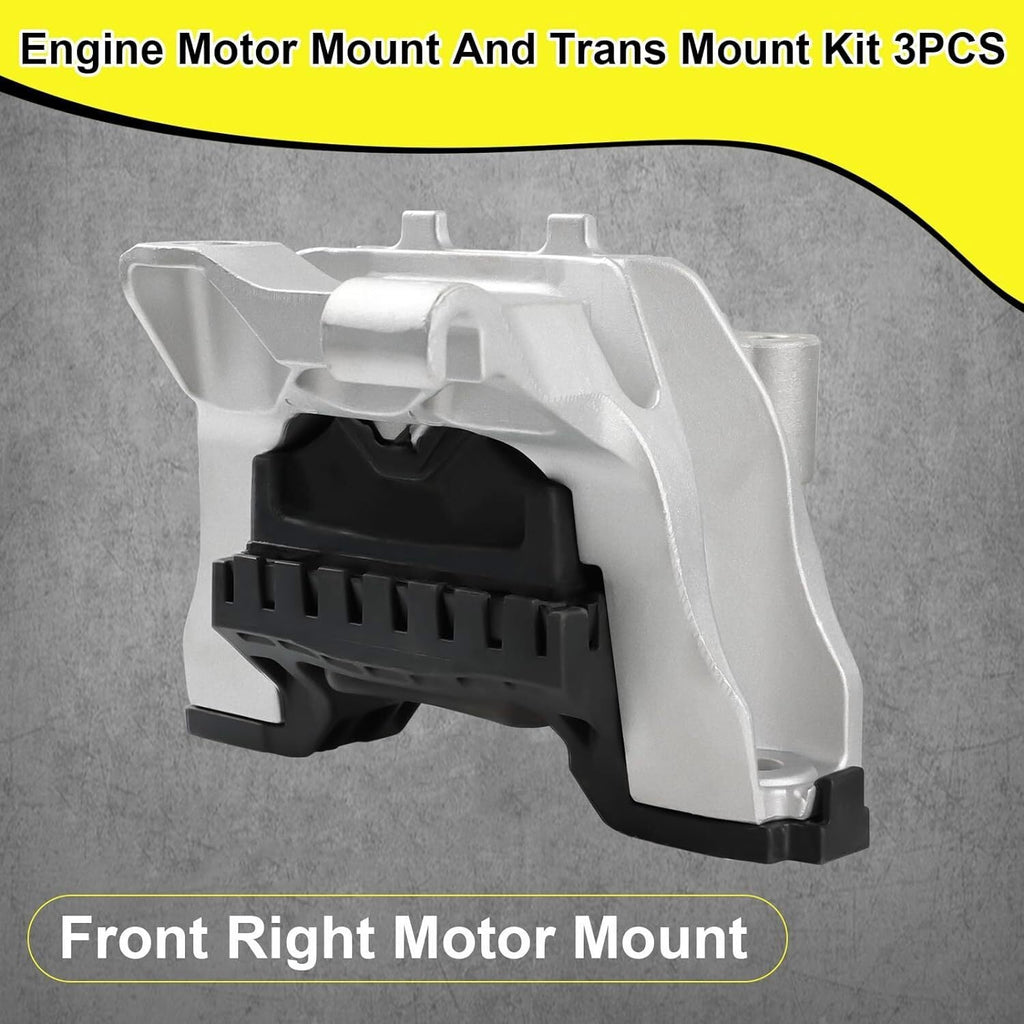 3Pcs Engine Motor & Transmission Mounts Set For Dodge Dart 2013 2014 2015 2016