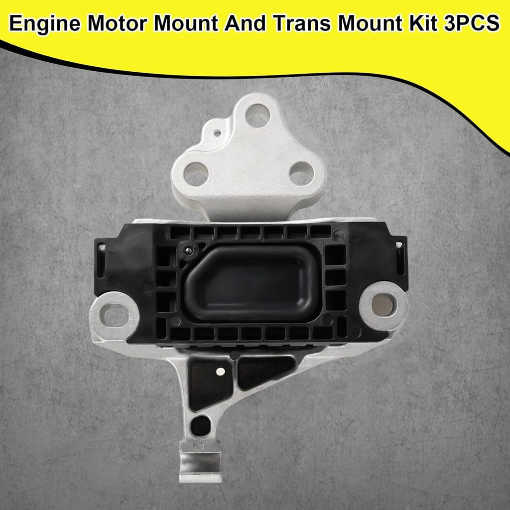 3Pcs Engine Motor & Transmission Mounts Set For Dodge Dart 2013 2014 2015 2016