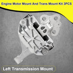 3Pcs Engine Motor & Transmission Mounts Set For Dodge Dart 2013 2014 2015 2016