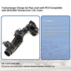 Turbocharger Charge Air Pipe Joint with PCV For 2016-2021 Honda Civic 1.5L