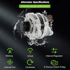 Alternator For 2009-2013 Toyota Corolla  Matrix 2008-2014 Scion xD Pontiac Vibe