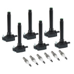 6 Spark Plugs & Ignition Coils For Chrysler 300 Charger Jeep Dodge Ram UF648 New