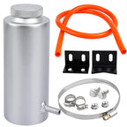 800ML Universal Radiator Coolant Catch Tank Kit Overflow Reservoir Aluminum