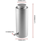 800ML Universal Radiator Coolant Catch Tank Kit Overflow Reservoir Aluminum