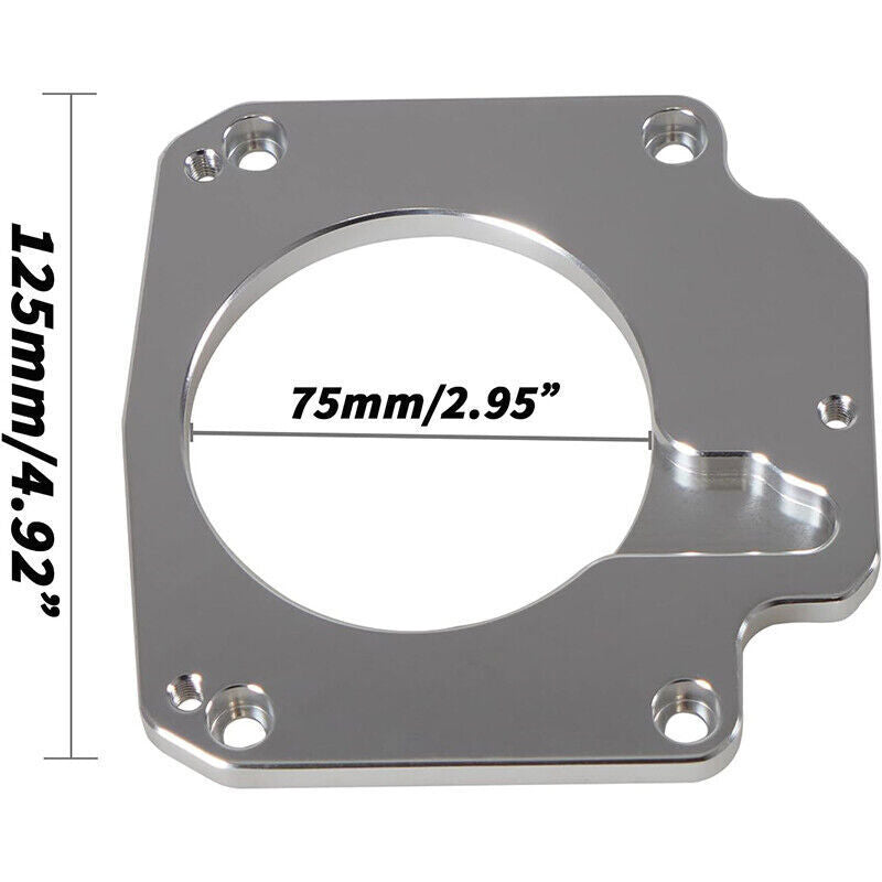 Throttle Body Adapter LS3 4 Bolt Intake to LS1 3 Bolt For LS2 LH6 L92 L76 LY2 LY