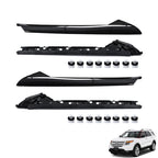 Pair Inner & Outer Windshield A Pillar Molding Trim For Ford Explorer 2011-2019