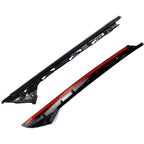 Pair Inner & Outer Windshield A Pillar Molding Trim For Ford Explorer 2011-2019