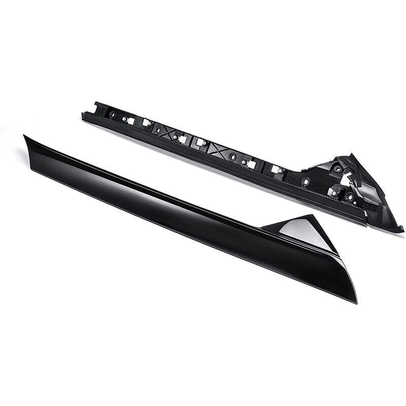 Pair Inner & Outer Windshield A Pillar Molding Trim For Ford Explorer 2011-2019