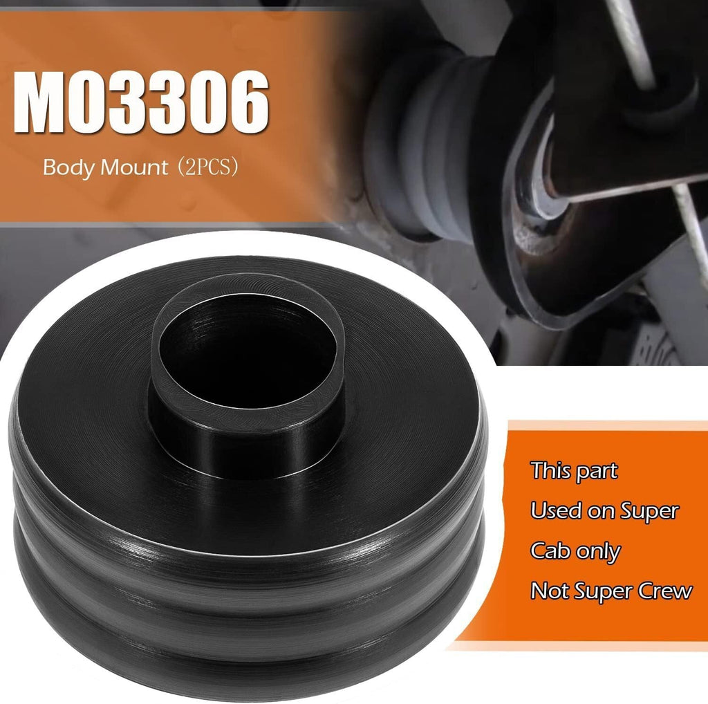 KF04060BK Body Cab Mount Bushing Kit for Ford F250 F350 Super Duty 2008-16 2/4WD