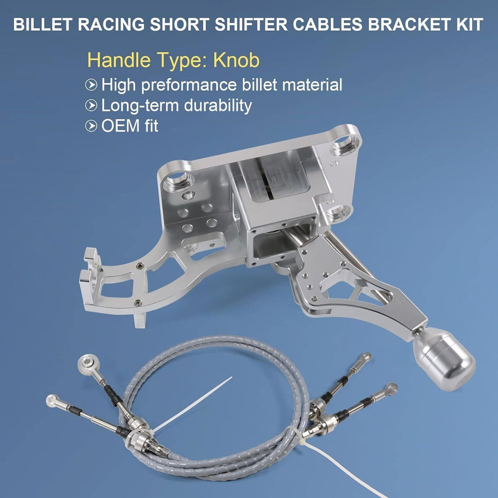 RSX Shifter Cables Trans Bracket Shifter Box For K20 K24 K-Series Swap Civic CRX