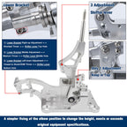 RSX Shifter Cables Trans Bracket Shifter Box For K20 K24 K-Series Swap Civic CRX