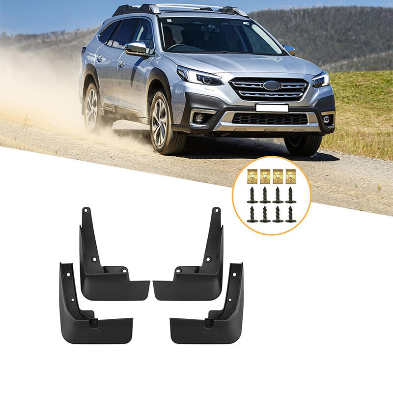 4Pcs Mud Flaps Mudguards Splash Guard Front & Rear for Subaru Outback 2021-2024