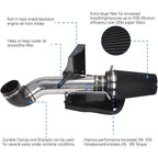4" Cold Air Intake Kit + Heat Shield For 99-06 GMC/Chevy V8 4.8L Silverado 1500