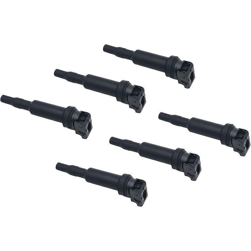 6 Ignition Coil and Spark Plugs Pack for BMW 128i 325i 328i UF592 0221504470