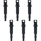 6 Ignition Coil and Spark Plugs Pack for BMW 128i 325i 328i UF592 0221504470