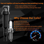 6 Ignition Coil and Spark Plugs Pack for BMW 128i 325i 328i UF592 0221504470