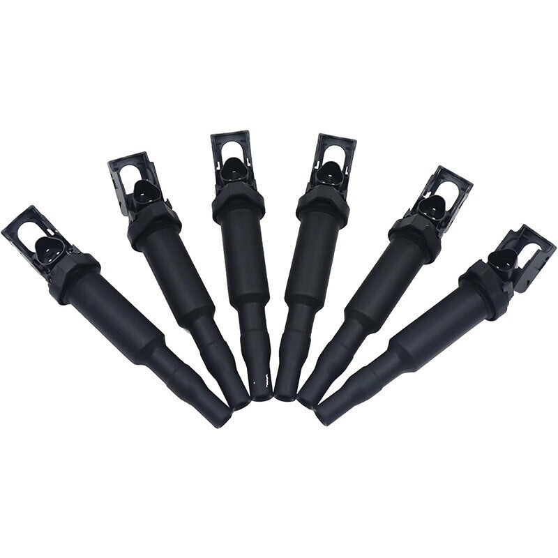 6 Ignition Coil and Spark Plugs Pack for BMW 128i 325i 328i UF592 0221504470