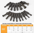 21 in1 Bearing Disassembly Puller Inner Hole Removal Tool Three-jaw Puller Set