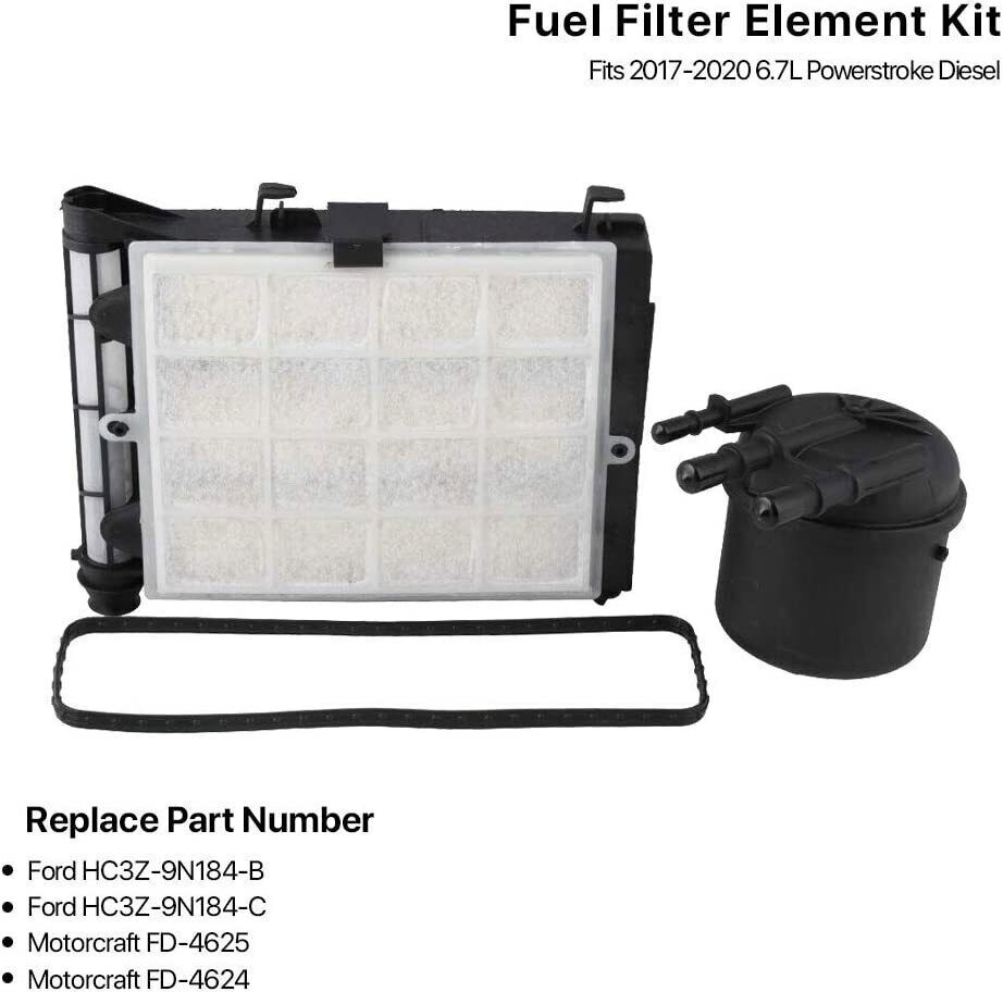 FOR 2017-2019 FORD 6.7L V8 TURBO DIESEL AIR & FUEL FILTER KIT - FD4625 & FA1927