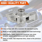 Timing Chain Kit & Water Pump For 08-13 Chevrolet Equinox Buick Verano 2.4L DOHC