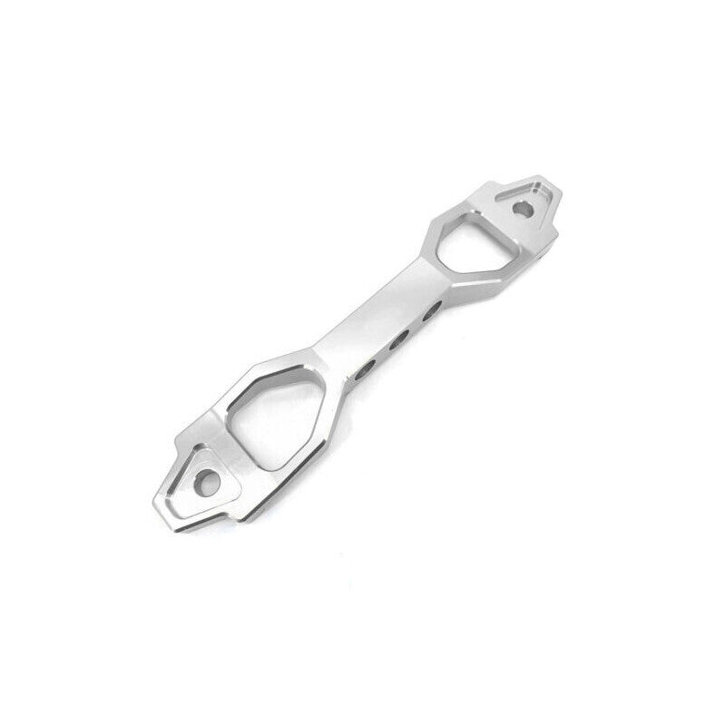 Heavy Duty Battery Tie Down Bracket Sliver + 10 Inch J-Hooks Accessoriess