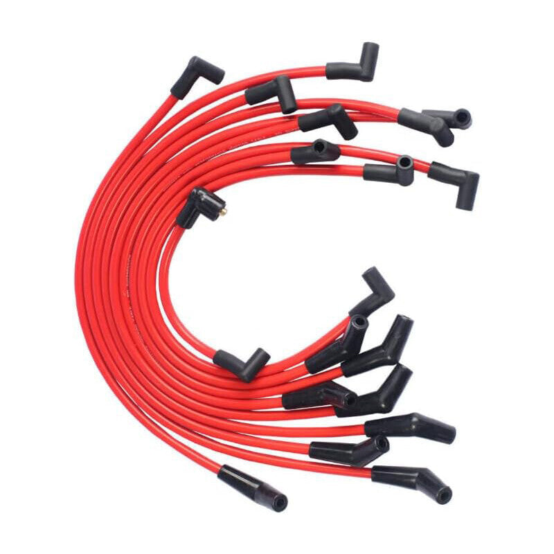 Red 10.5mm Spark Plug Wire Set for 1969-1995 Ford Mustang F-150 V8 5.0L 5.8L New