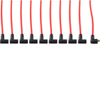 Red 10.5mm Spark Plug Wire Set for 1969-1995 Ford Mustang F-150 V8 5.0L 5.8L New
