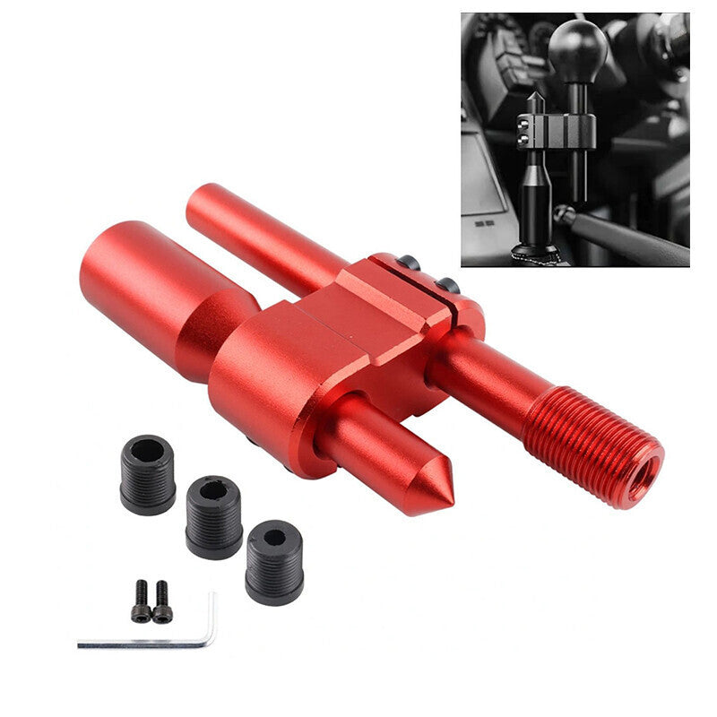 6" H Type Shift Knob Extender Adjustable Lever Gear Shifter Extension Universal