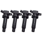 4x Ignition Coils + 4x Iridium Spark Plugs For 12-19 Kia Rio soul 1.6L UF652