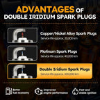 6x Ignition Coil & Iridium Spark Plug Packs For Cadillac GMC Chevy Buick UF569