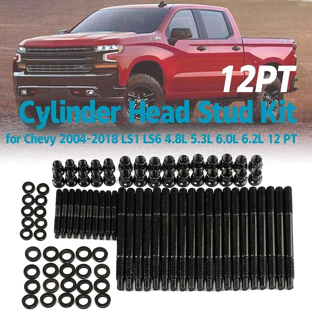 Head Studs Bolts Kit For 2004-2020 Chevy GM 4.8L 5.3L 5.7L 6.0L 6.2L 7.0L