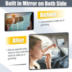 Pair Sun Visor Left & Right Side Without Sunroof Gray For Toyota Camry 2007-2011
