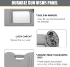 Pair Sun Visor Left & Right Side Without Sunroof Gray For Toyota Camry 2007-2011