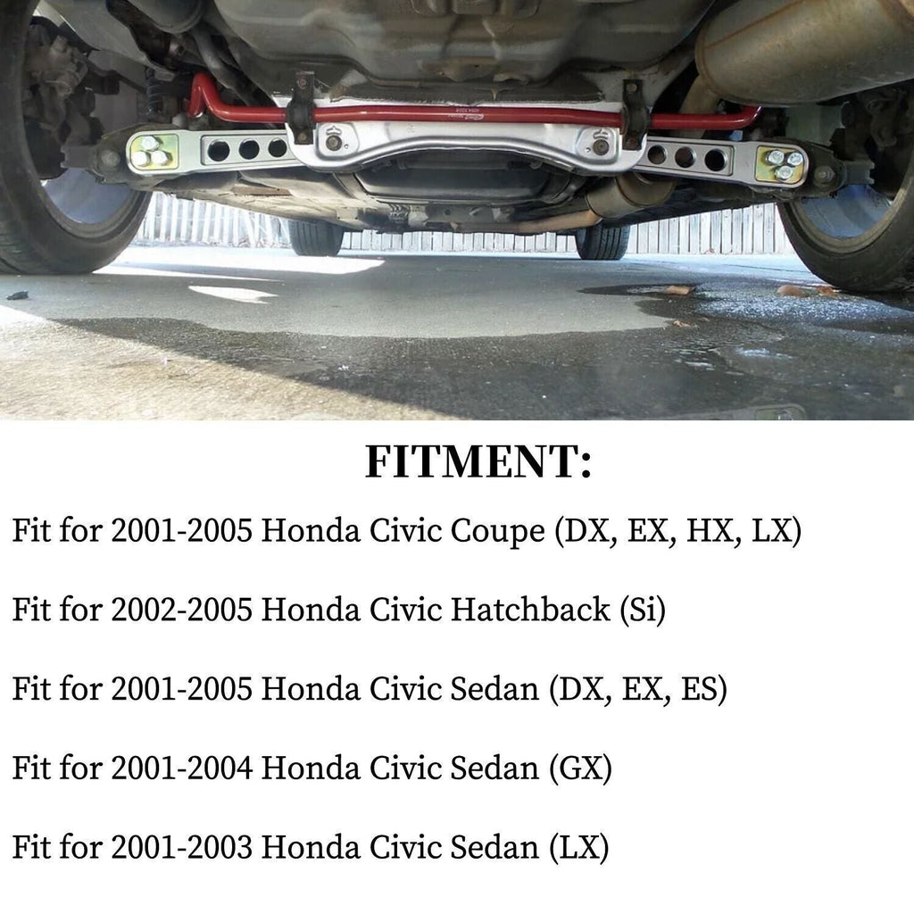 Rear Lower Control Arm Aluminum For 2001-2005 Honda Civic ES EP3 EM DX US STOCK