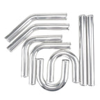 2.5" Universal Aluminum Turbo Intercooler Elbow Pipe Kit + Silicone Hose + Clamp