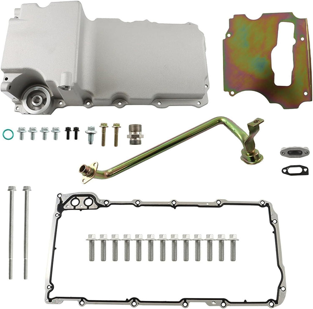 302-1 LS Swap Retrofit Aluminum Oil Pan Kit For 1955-1987 GM Muscle Classic LS1