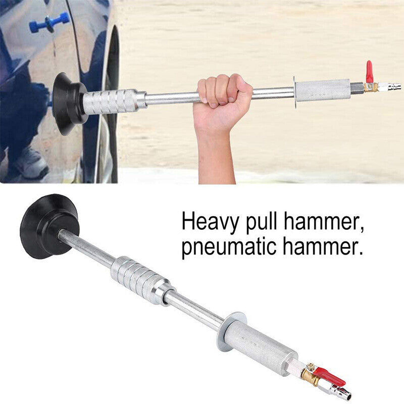 Air Pneumatic Suction Dent Puller Slide Hammer Pulling Car Body Repair Work Tool