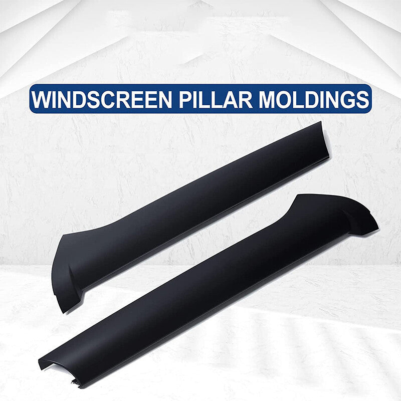 FOR LAND ROVER DISCOVERY 2 1999-2004 2003 PAIR WINDSCREEN PILLAR MOLDINGS TRIM