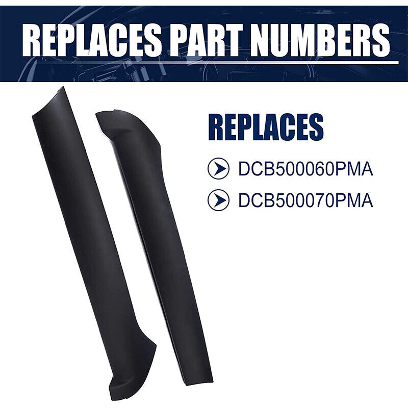 FOR LAND ROVER DISCOVERY 2 1999-2004 2003 PAIR WINDSCREEN PILLAR MOLDINGS TRIM