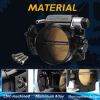 92MM Throttle body+TPS IAC+Bracket For Chevy GM Gen III LSX LS LS1 LS2 LS7