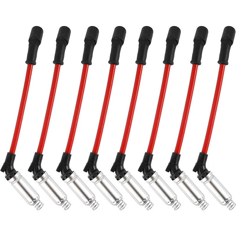 8x Engine Spark Plug Wires For CHEVY GMC 1999-2006 4.8 5.3 6.0L