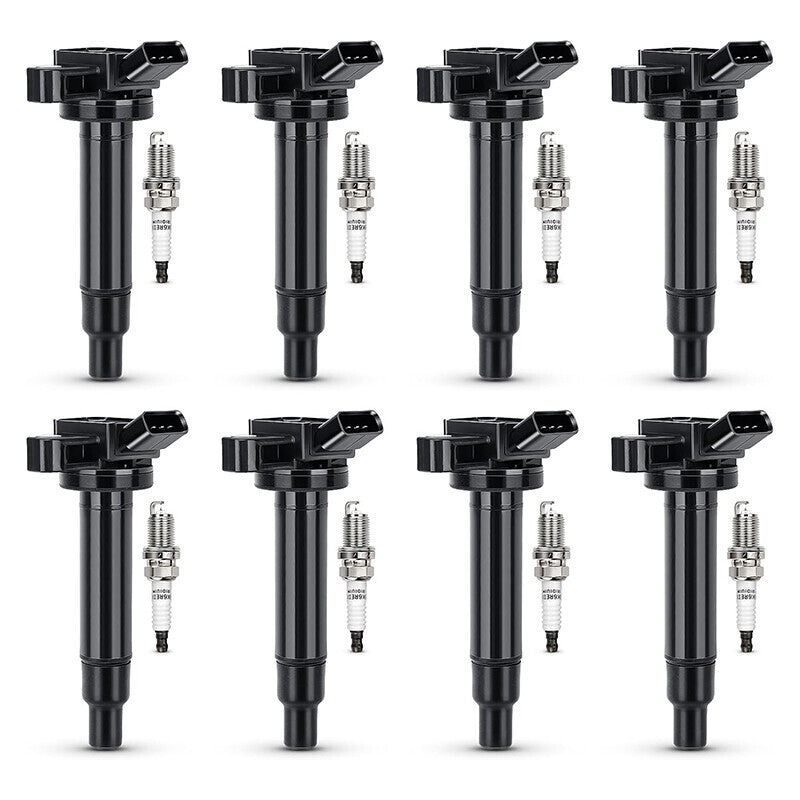 8X Ignition Coil+Iridium Spark Plug Pack for Toyota Tundra Sequoia 4.7L V8 UF230