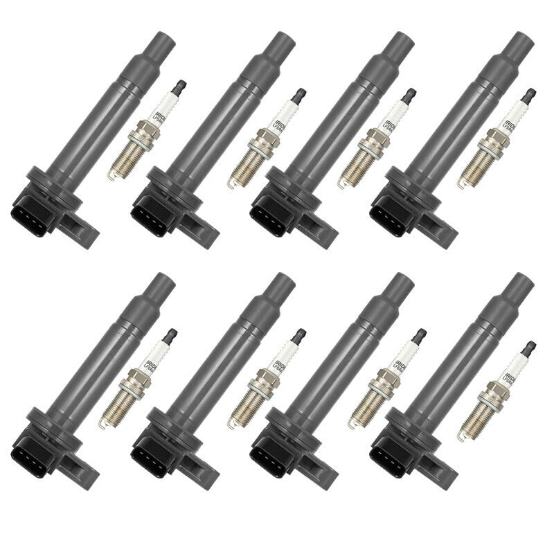 8X Ignition Coil+Iridium Spark Plug Pack for Toyota Tundra Sequoia 4.7L V8 UF230