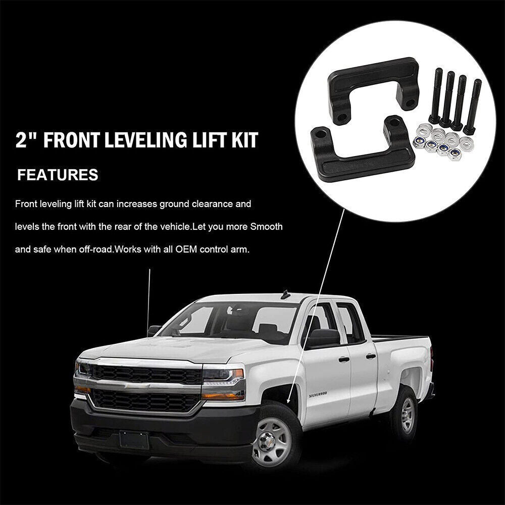 Fit For 07-18 Chevy Silverado Sierra 1500 2" Front Leveling Kit New
