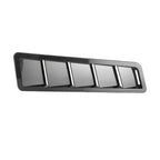 1 Pair Car Bonnet Louver Hood Air Vent Grille Panel Scoop Carbon Fiber Universal