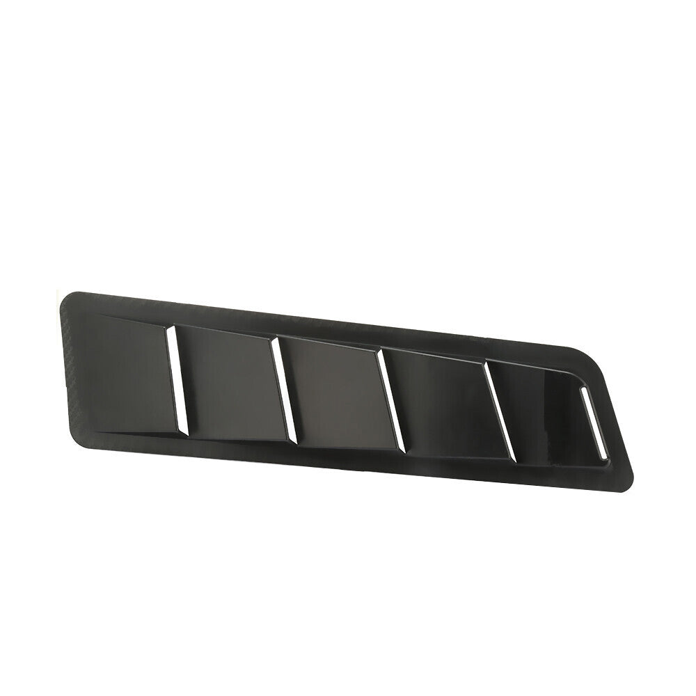 1 Pair Car Bonnet Louver Hood Air Vent Grille Panel Scoop Carbon Fiber Universal