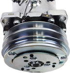 A/C Compressor  Fit for Sanden 508 Style 8-Groove Serpentine Belt HC5004C Sliver