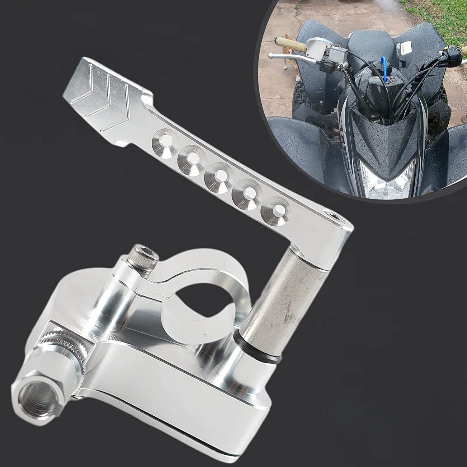 For TRX400EX TRX250R TRX 450R 300EX Honda SILVER Billet Thumb Throttle Assembly
